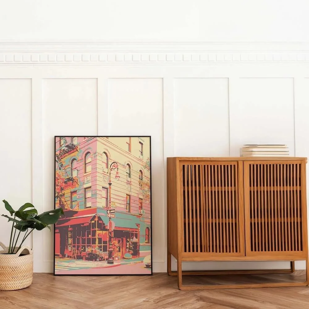 Friends' Apartment Poster | New York City Art Print