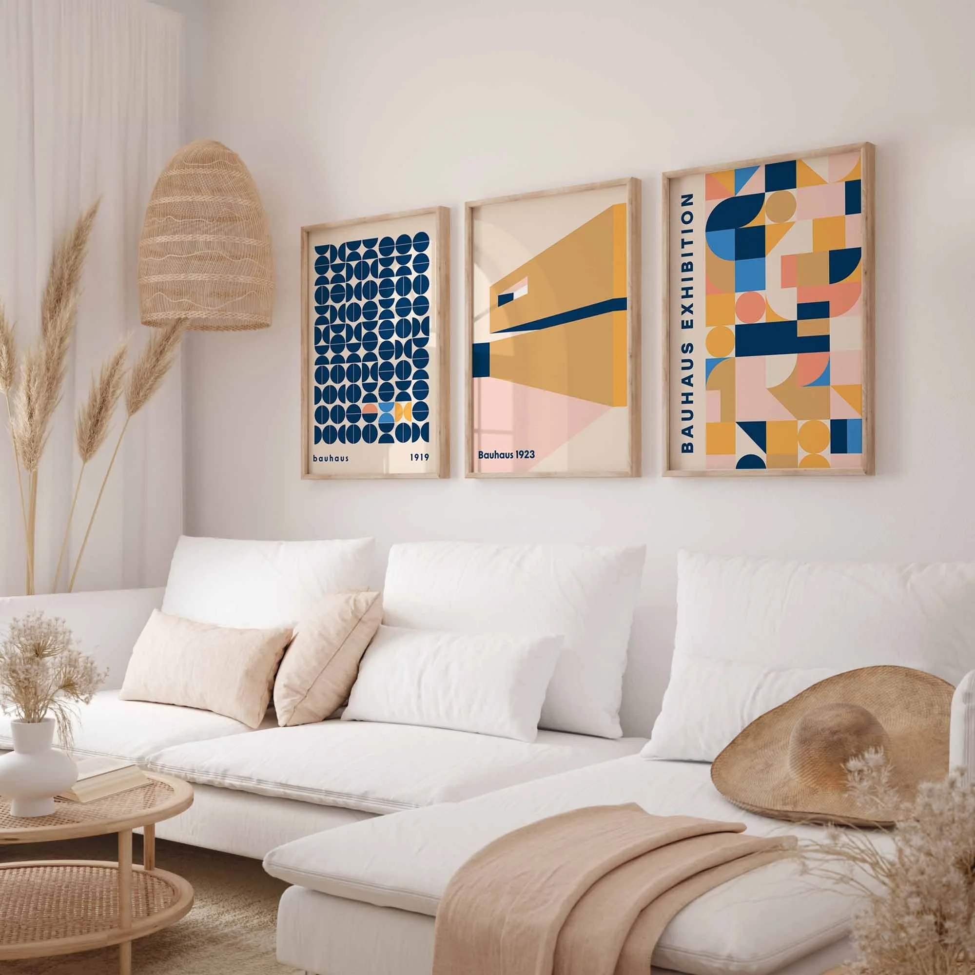 Bauhaus Art Print Trio – Instant Download, Digital Art