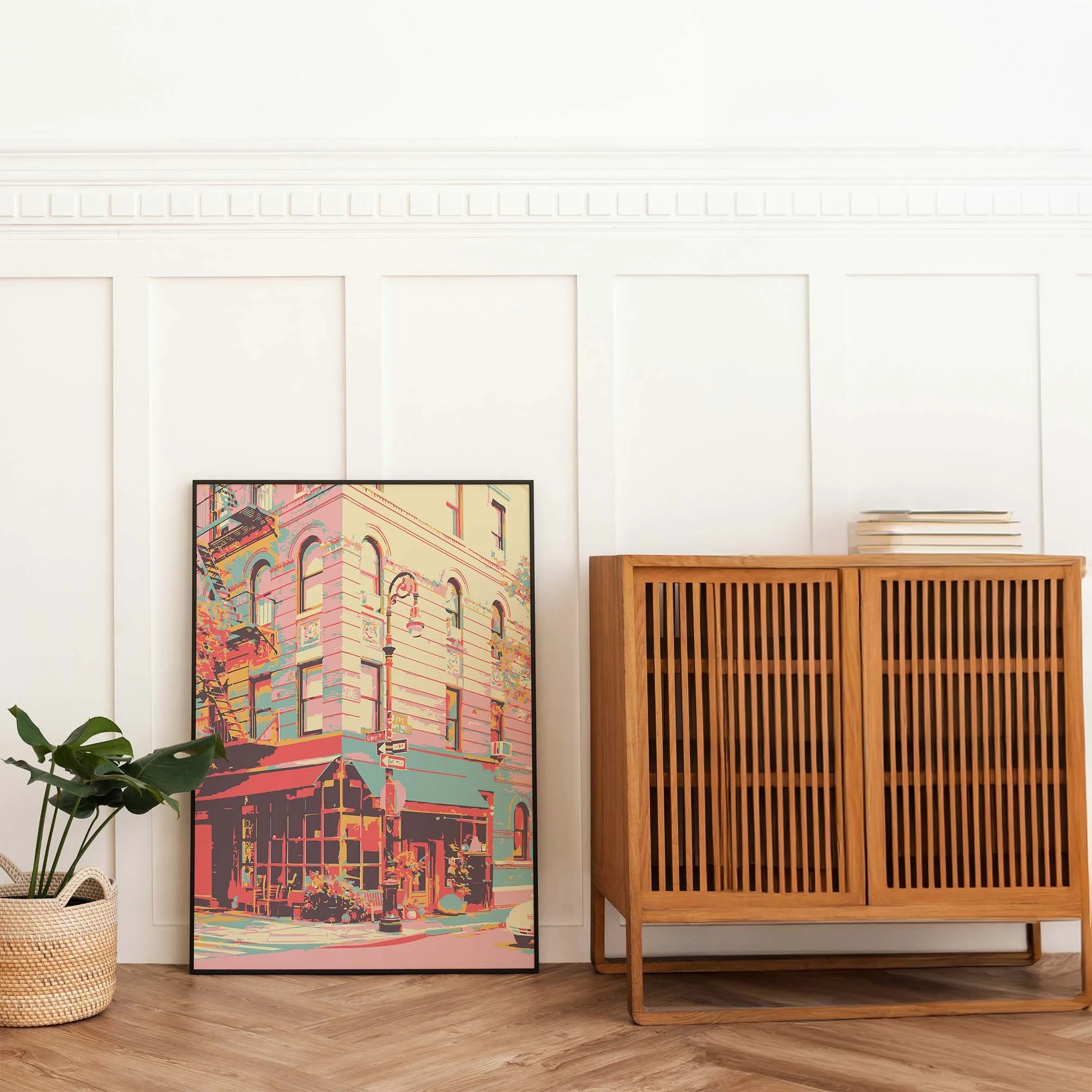 Friends' Apartment Poster | New York City Art Print