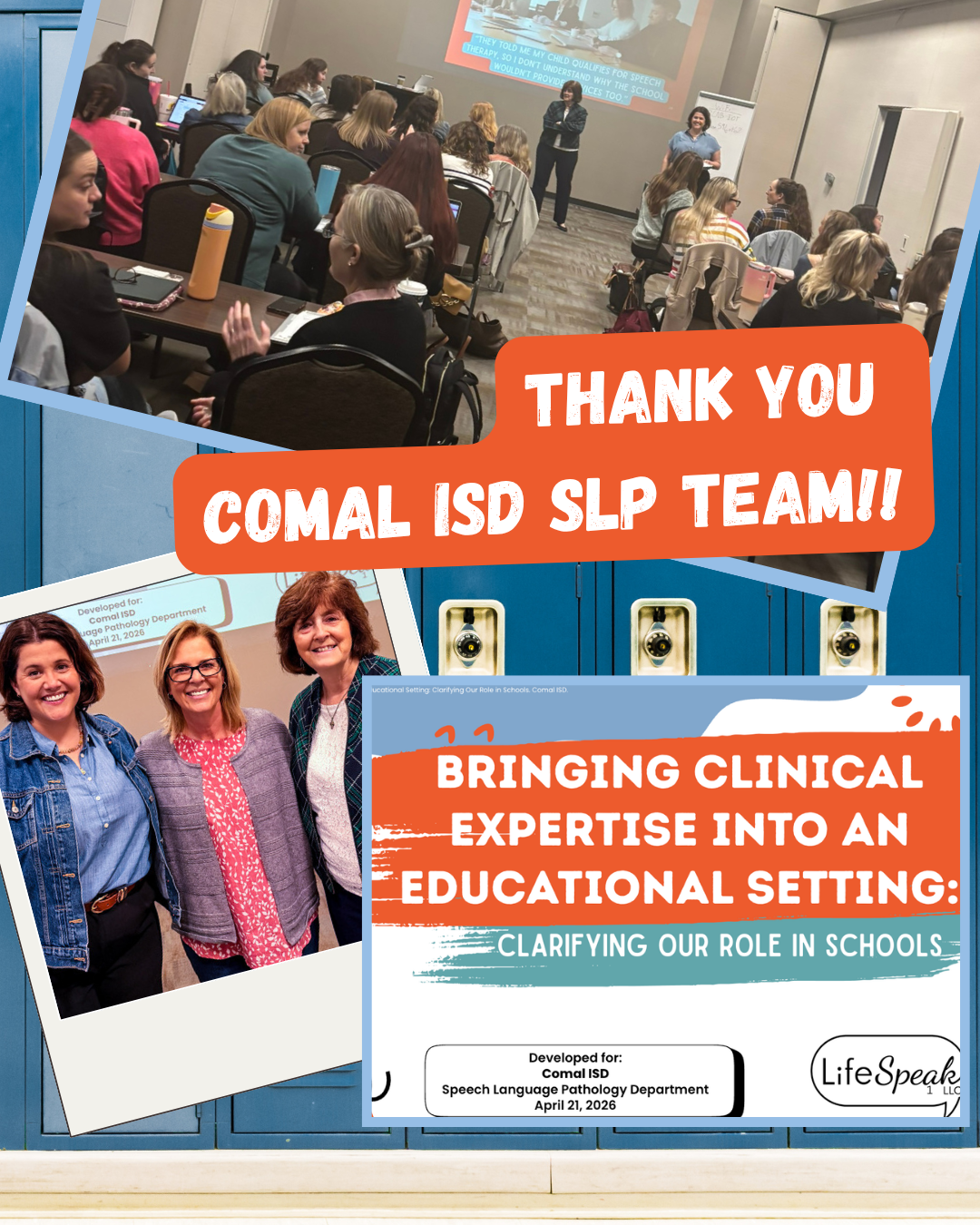 FAPE. LRE. Access to the curriculum. Meaningful parent participation. ARD/IEP meetings.

 So much to explore, and we packed it all into three hours.

A big thank you to Kresta Atkin for inviting LifeSpeak to facilitate a half-day, in-person workshop 
