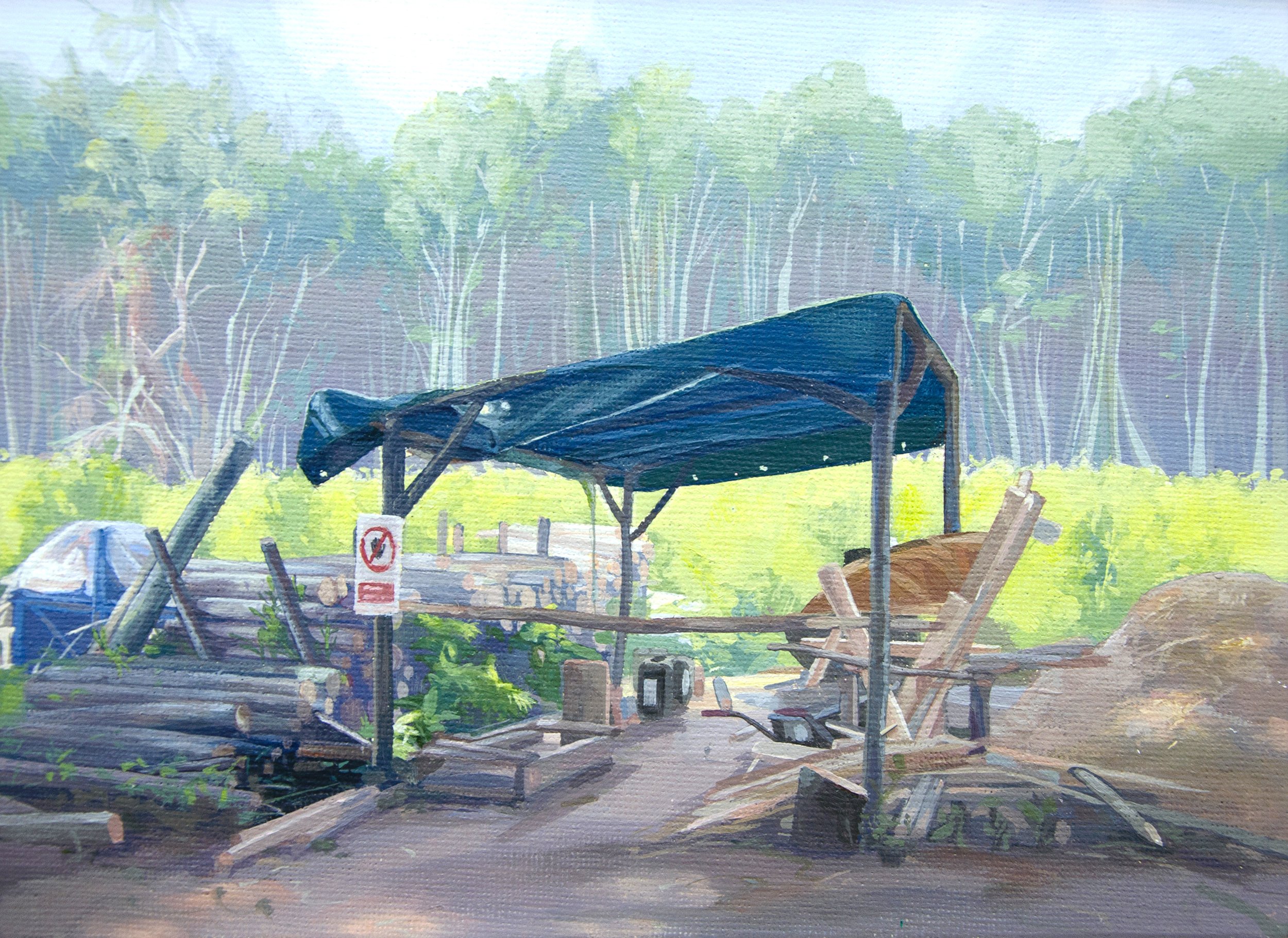 Hydon's Coppice - Acrylic