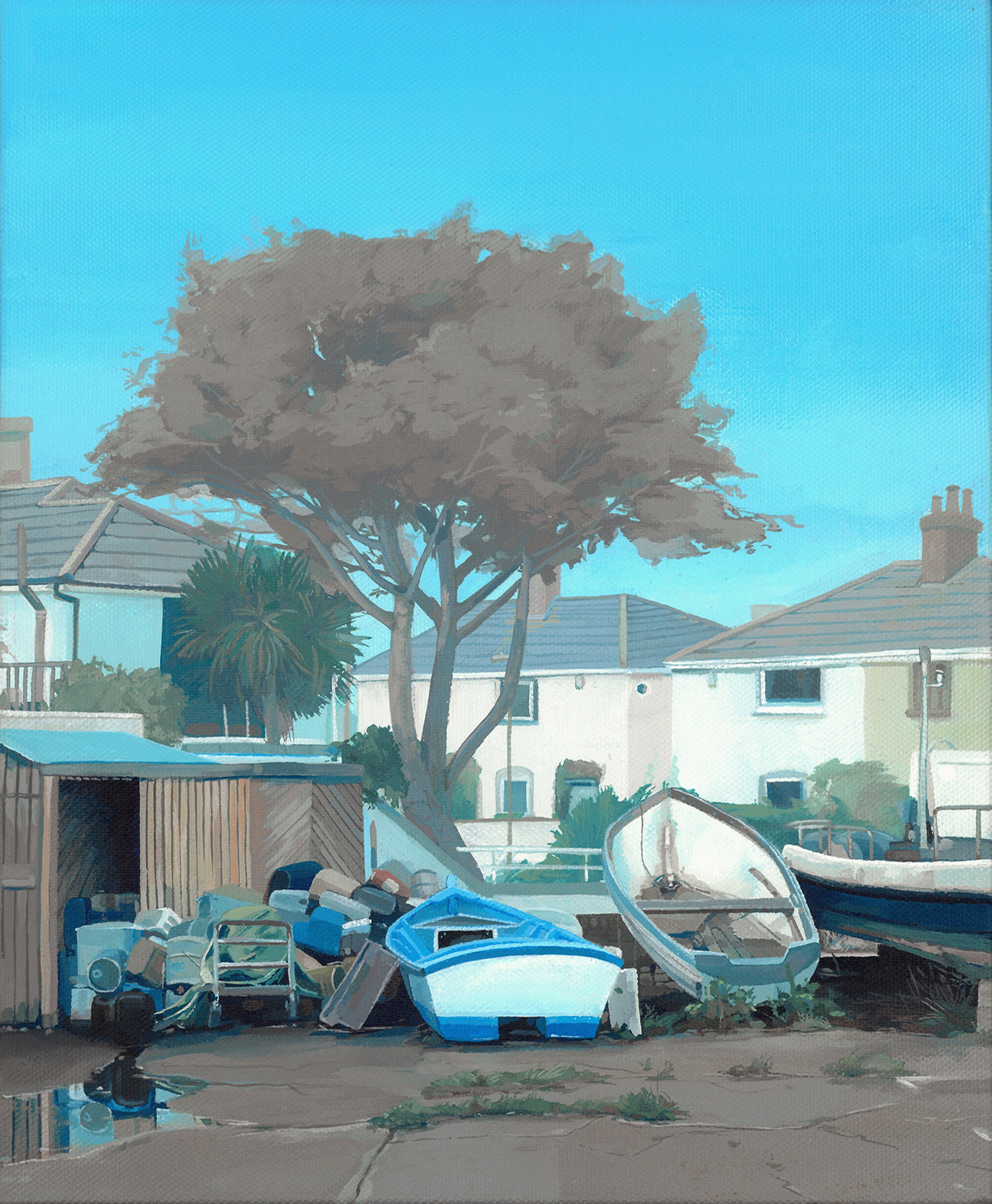 Poole Seafront - Acrylic