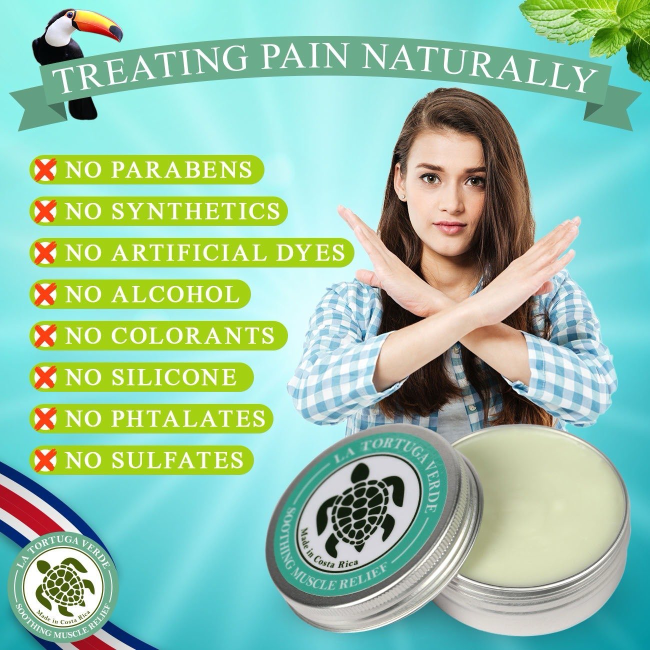 Soothing Muscle Relief - La Tortuga Verde: Beauty & Wellness