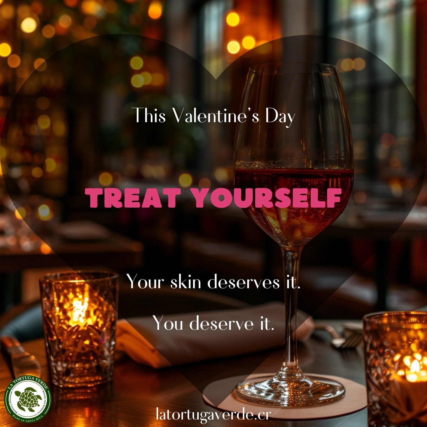 This Valentine's Day don't forget the most important person in the world, YOU.

Loving yourself allows you to love others around you more completely.

Date Yourself. Love Yourself. Treat Yourself. 

Orders in before the 10th arrive by Valentine's Day