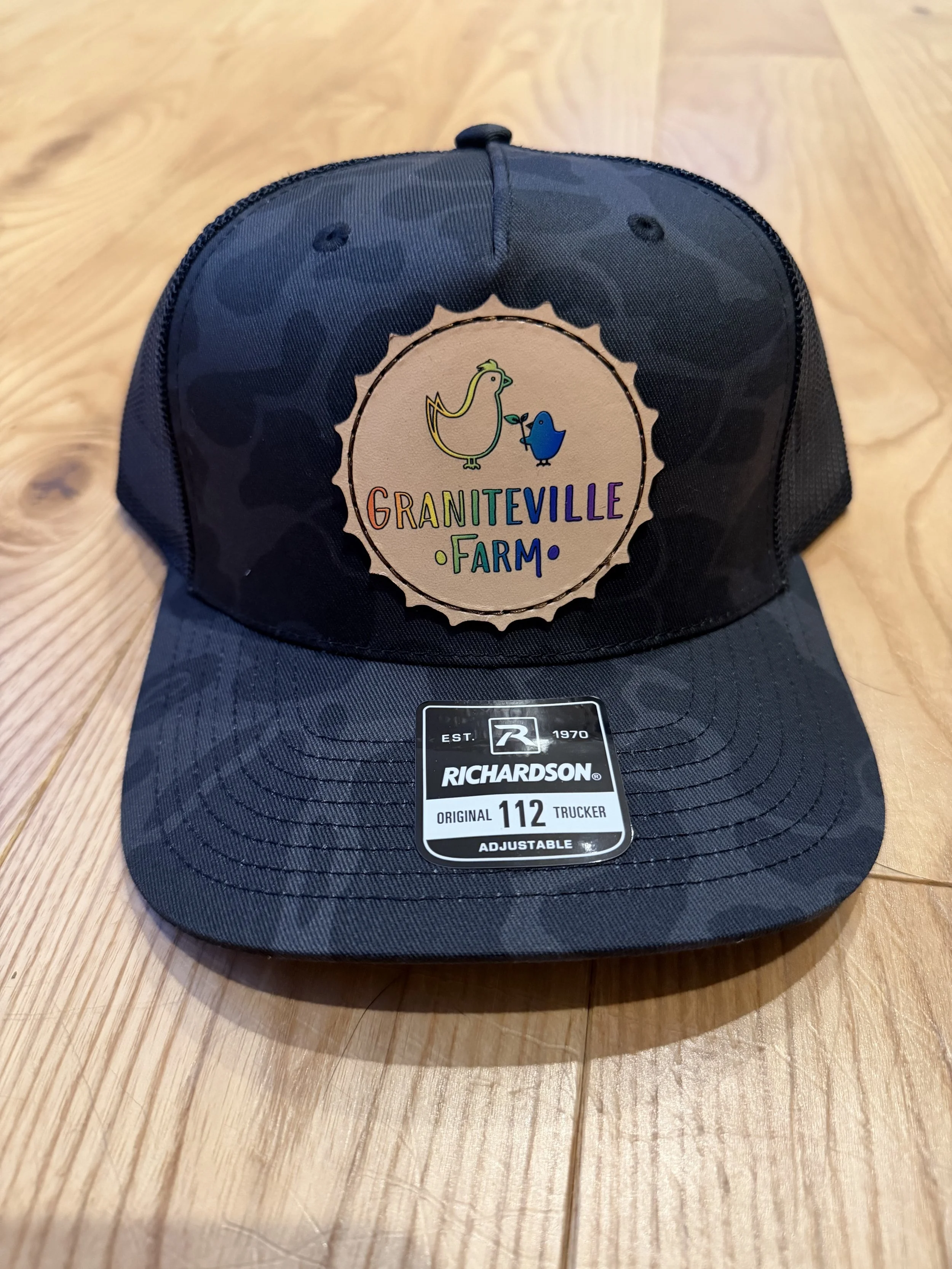 Rainbow letter black camo