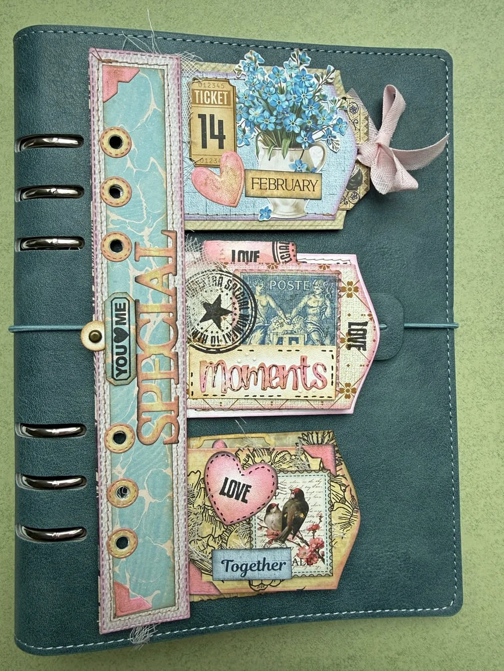 Easy Interactive Tag Page For Your Memory Binder 