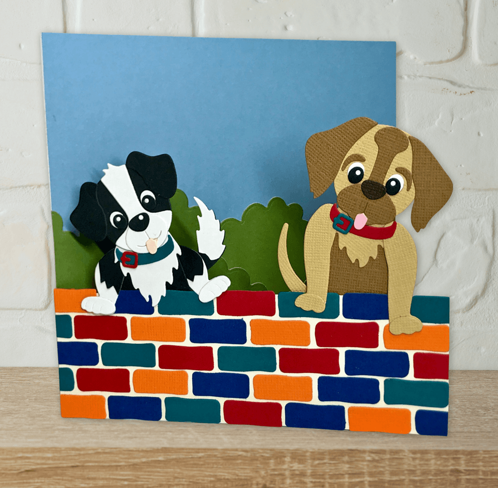 How to Make a Shaped Card with the Dog Days Collection