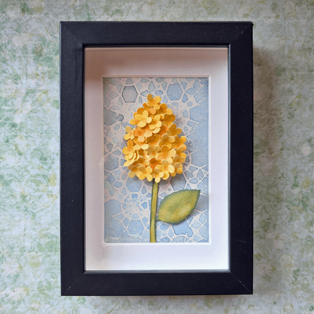 A Simple Handmade Gift with Paper Flowers