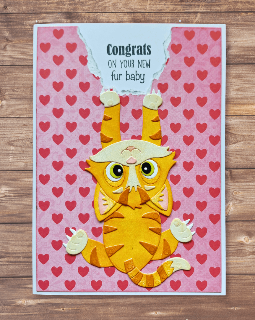 Hang in There! Making a Funny Falling Cat Card for Pet Lovers