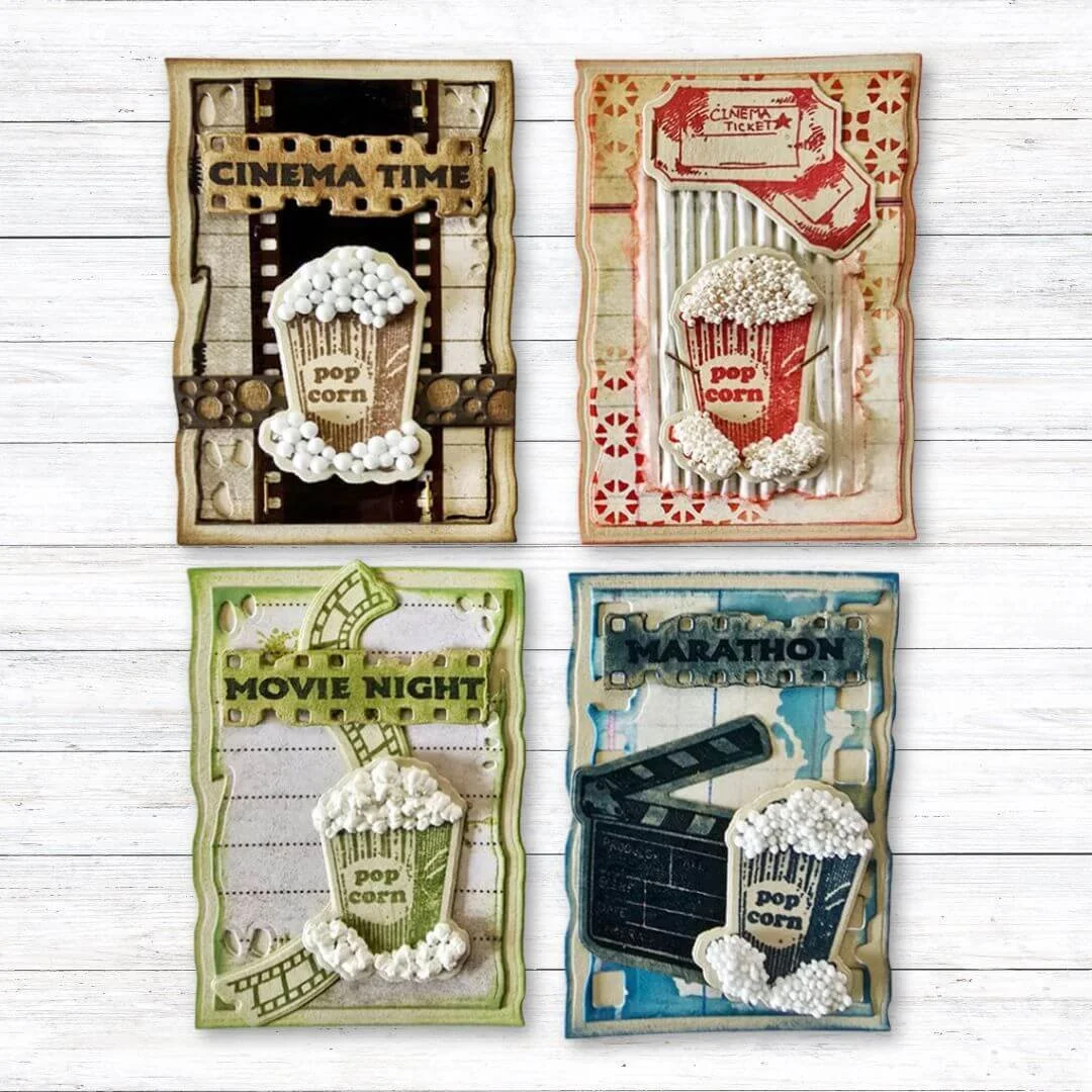Aztec Create Popcorn Create Easy ATCs, PLUS 4 ways to create Popcorn! — Elizabeth Craft ...