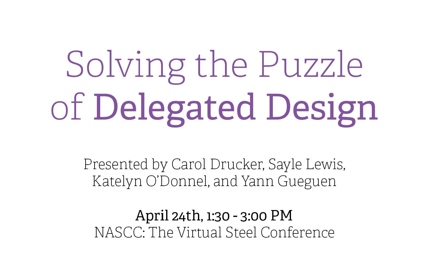 Solving the puzzle of delegated design