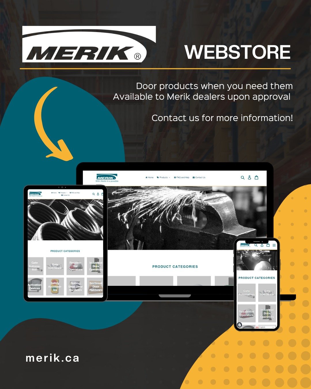 🛒Looking for quick product prices? On the go and need to order some replacement parts? Our webstore is accessible day or night, on desktop or mobile devices.

Contact us to get started on our dealer's exclusive webstore.
.
Vous recherchez des prix d