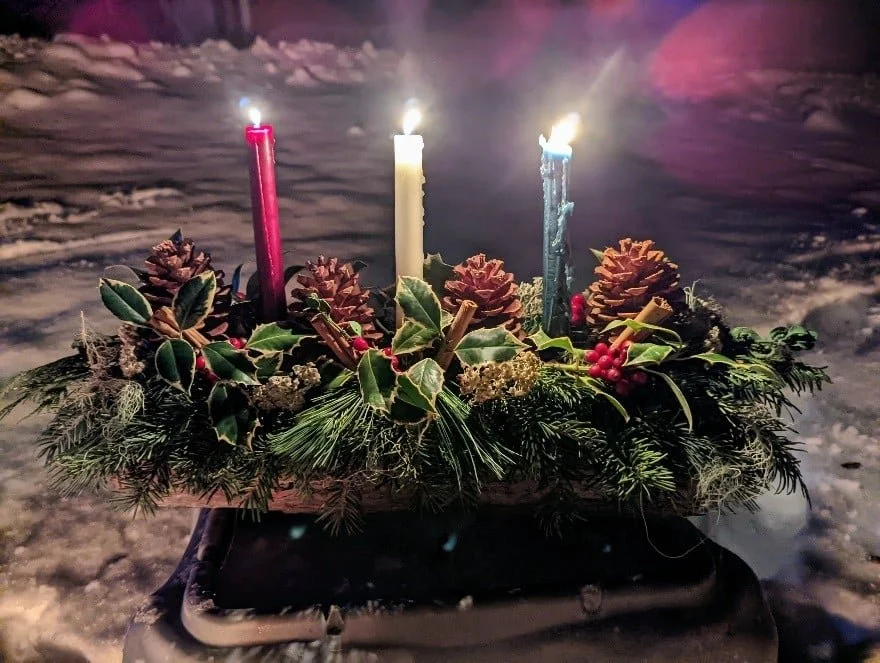 Yule Log Workshop with Crescent Ridge Farm