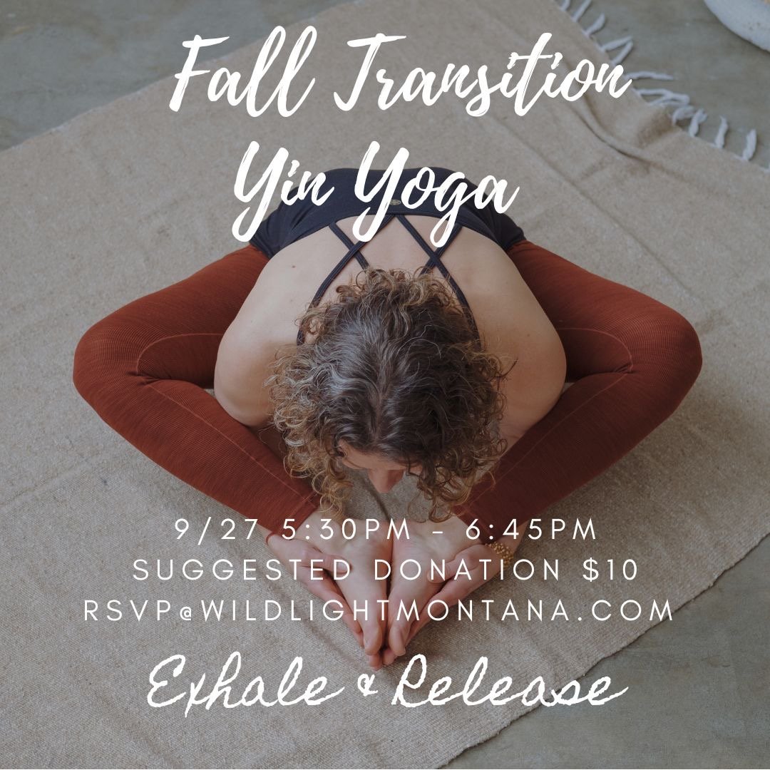 Fall Transition Yin Yoga with Kate Towell