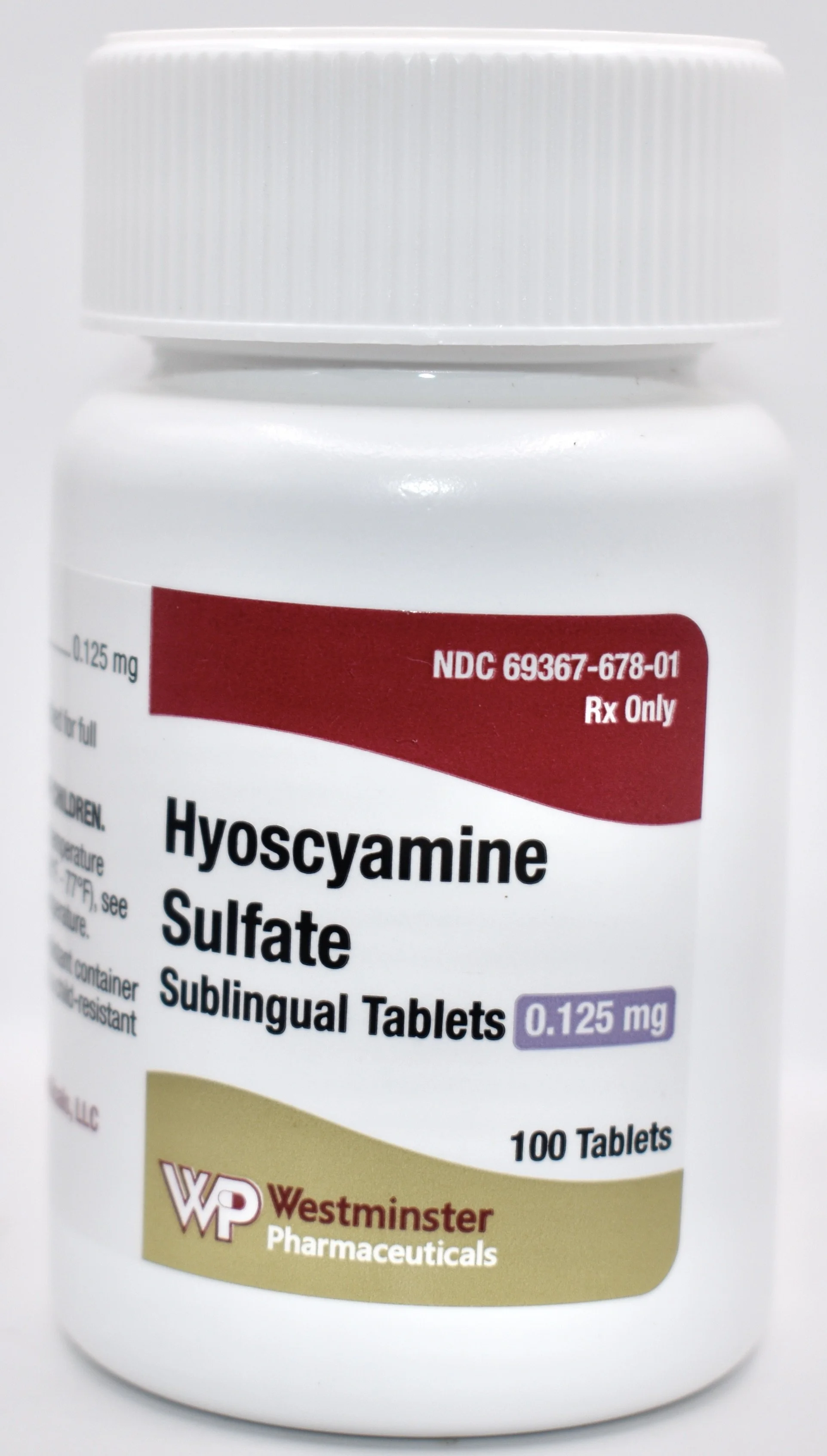 Hyoscyamine Sulfate Sublingual Tablets