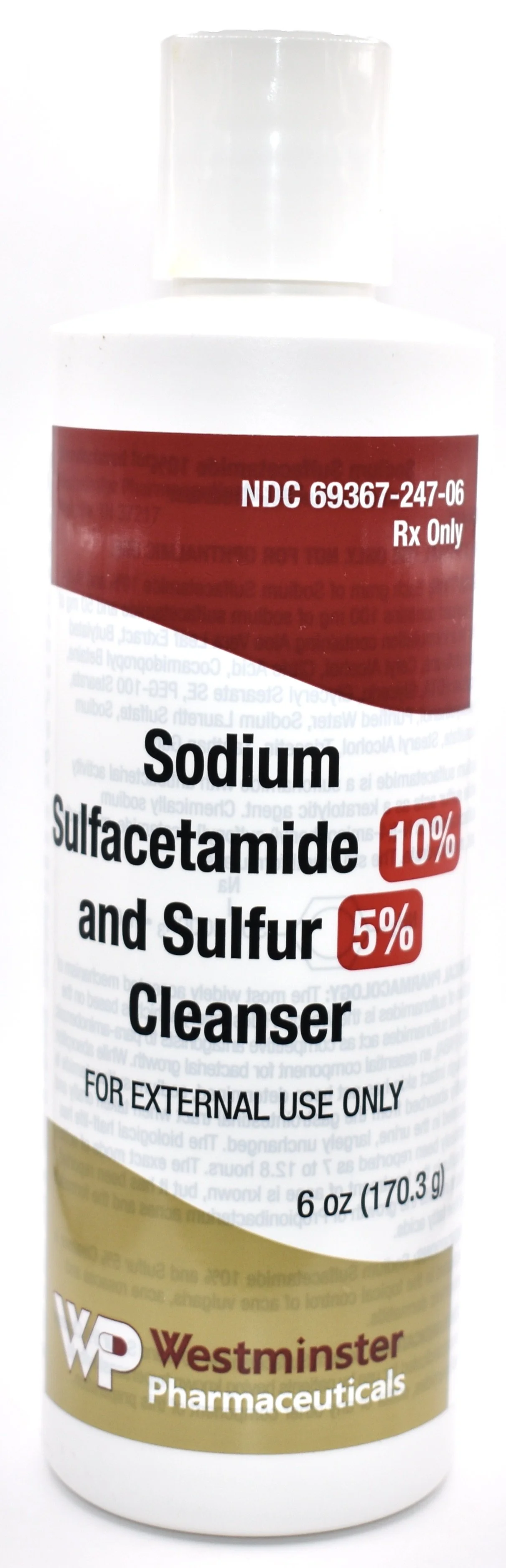 Sodium Sulfacetamide 10% And Sulfur 5% Cleanser