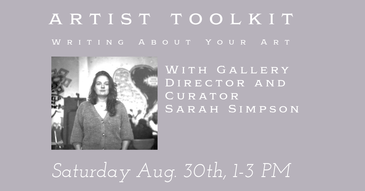 Artist Toolkit: Writing About Your Art