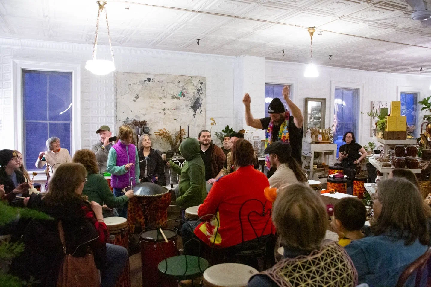 Home for the Holidays Community Drum Circle with Jimbo Talbot