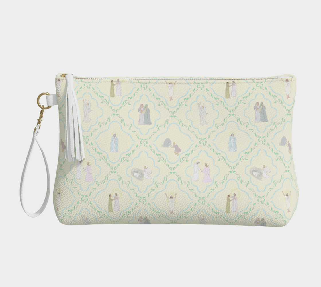 Antique Foliage Easter Purse