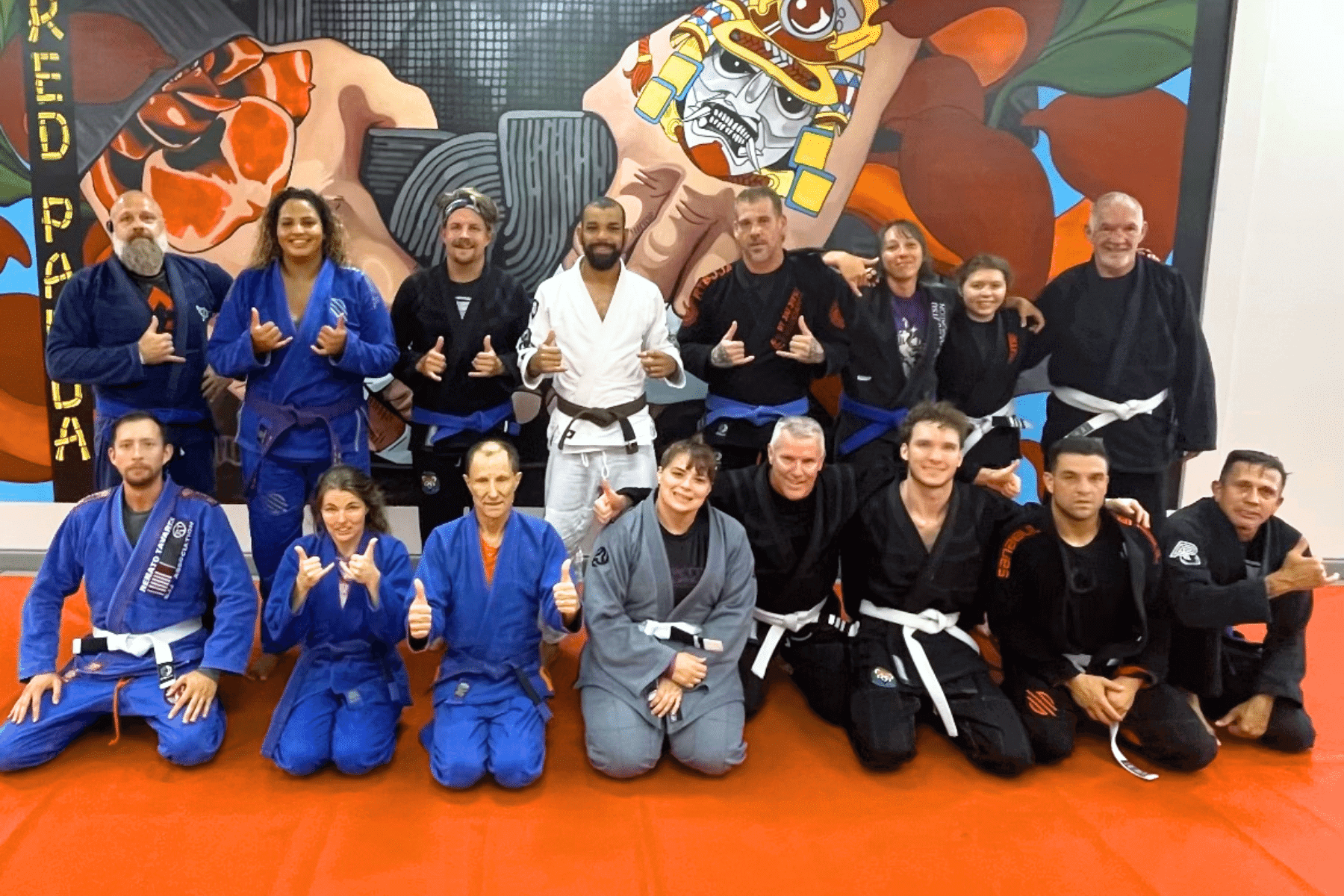 BJJ Adult Gi class in Titusville Florida with males and females.png