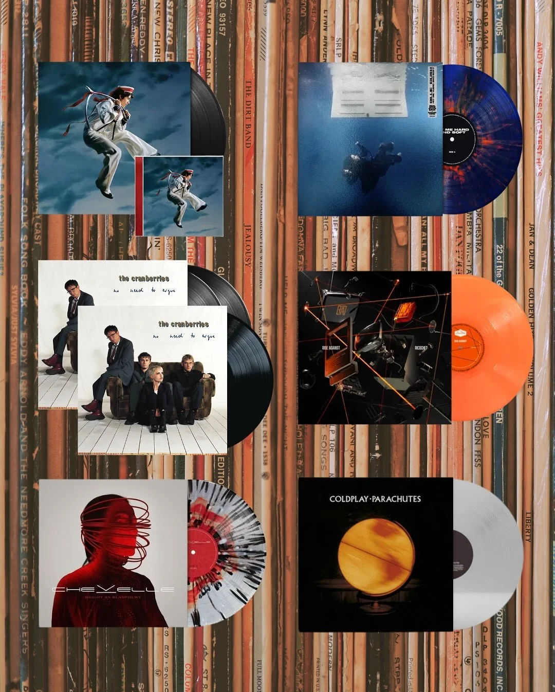 New releases dropping Friday at 11am: 
Conan Gray &bull; Billie Eilish [Anniversary Edition] &bull; The Cranberries [30th Anniversary] &bull; Rise Against &bull; Chevelle &bull; Coldplay &bull; The Marias &bull; Maroon 5 &bull; Sleep [@rsd_essentials