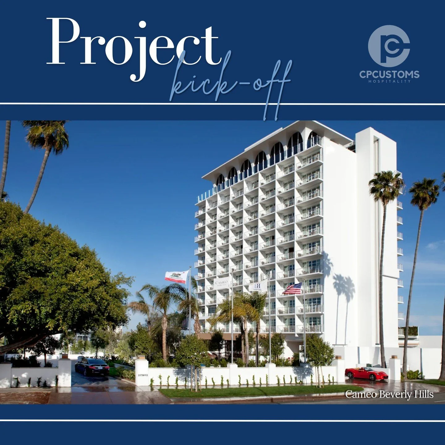 Thrilled to kick off our latest project at the iconic Cameo Beverly Hills! The CPCustoms Hospitality team is ready to deliver custom millwork and impeccable craftsmanship to elevate this stunning property. Big things ahead!
.
.
.
#ProjectKickoff #CPC