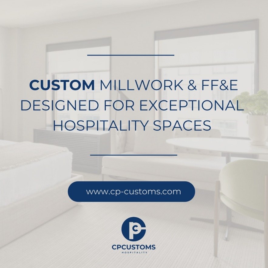 Experience the difference of custom-designed millwork and furniture for your hospitality space. Contact us today!