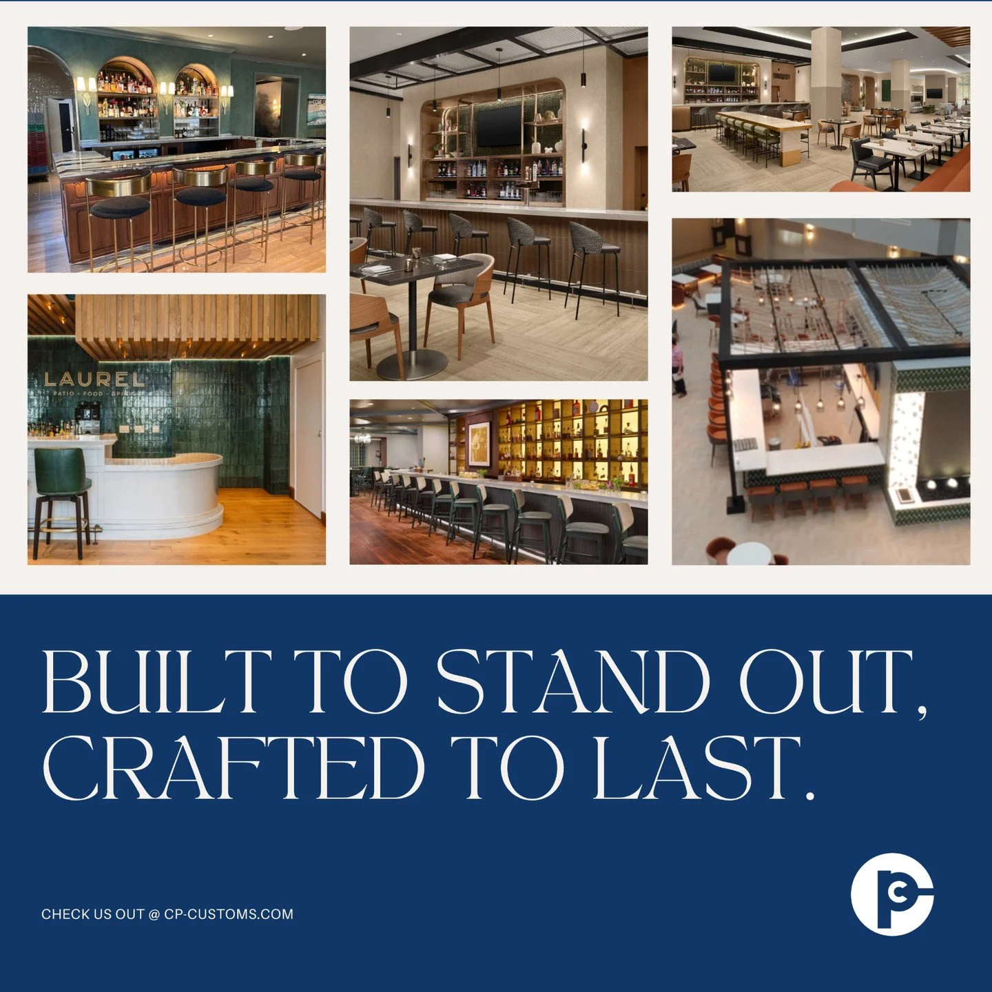 Where the drinks are served, and the details do the talking.

We&rsquo;ve had the opportunity to build out some incredible bar spaces, combining precision, durability, and design. Always proud to be the team behind the millwork that brings these area