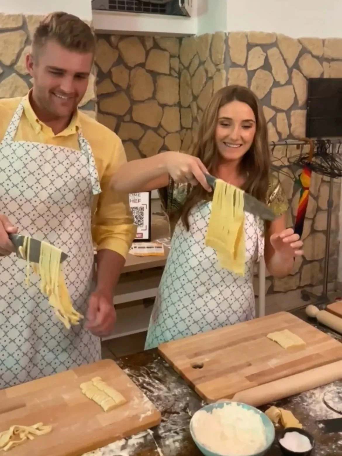 Pasta cooking class