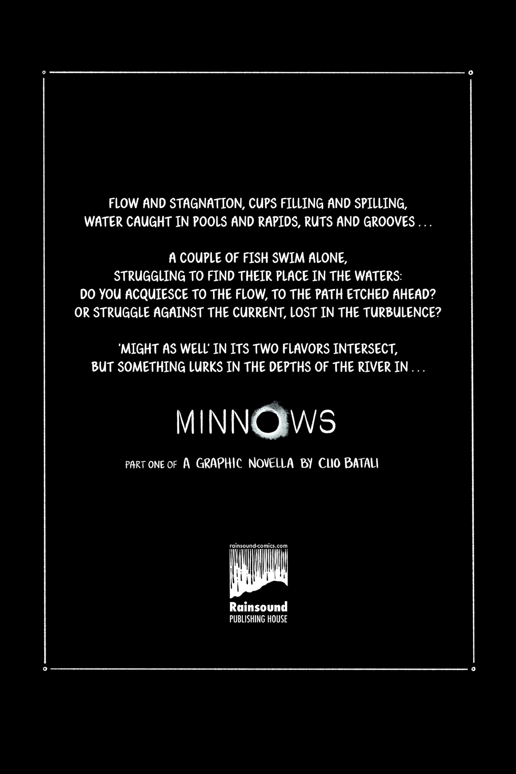 Minnows #1 - Back Cover