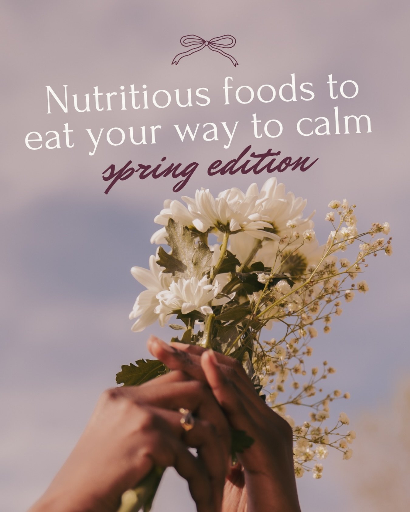 currently feeling stressed, wired, or even overwhelmed? then it&rsquo;s time to bring it back to the basics: gentle nourishment, sense of balance, &amp; actually slowing down enough to bring the calm back&hellip;

here&rsquo;s some simple, spring-ins