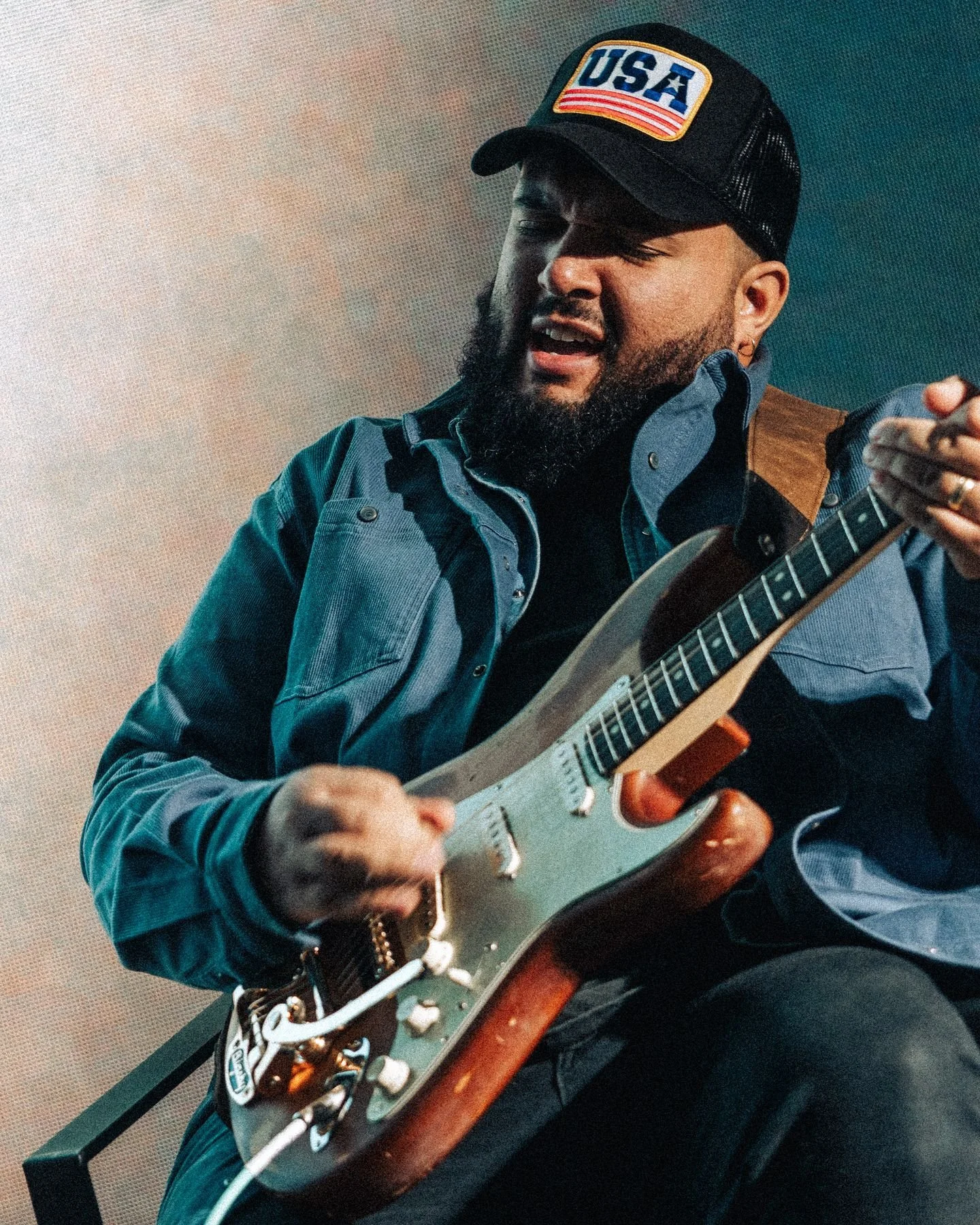 Grateful for these moments. Just me, the guitar, and the songs God's given me to share. There's something about stripping everything back that reminds me why I do this&mdash;it's never been about the production or the stage lights. It's always been a