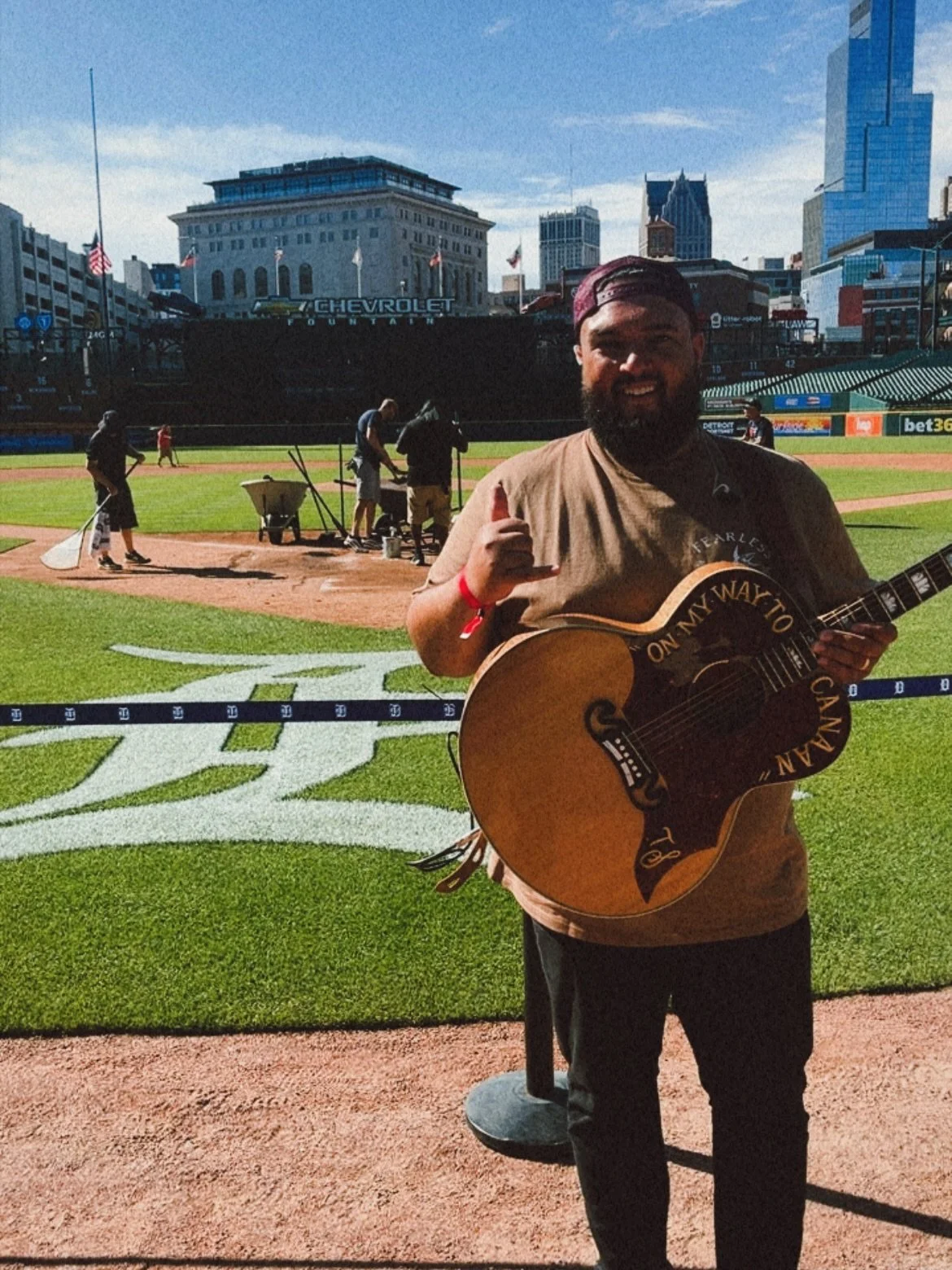 Huge thank you to Detroit Tigers Chaplain Jeff Totten for inviting me back for my third year performing at @homeplatedetroit . Such an honor to stand alongside these @tigers players and support them as they share their testimonies of how Jesus has ch