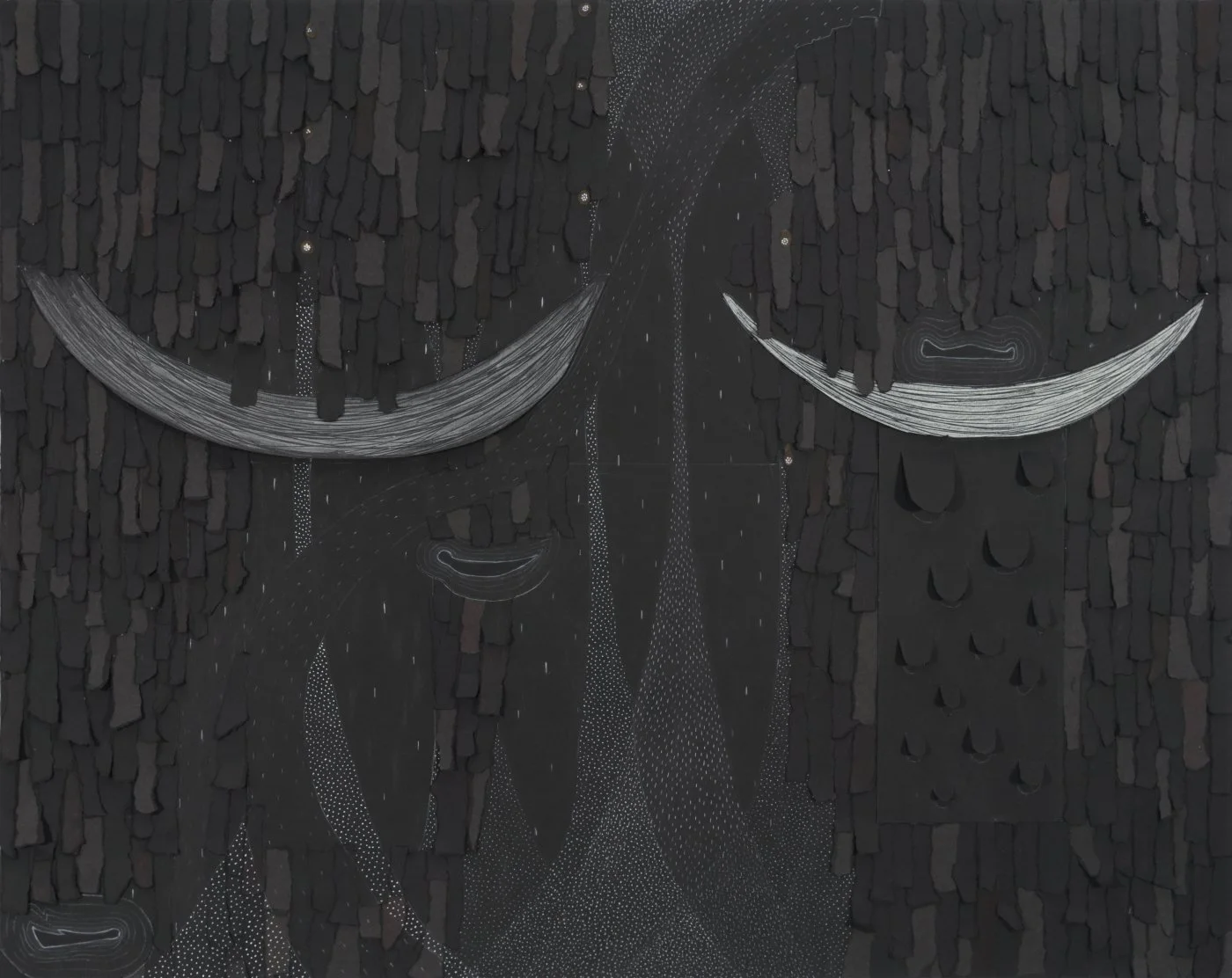  Part the Darkness, Follow Slow 32 x 40”  2021 