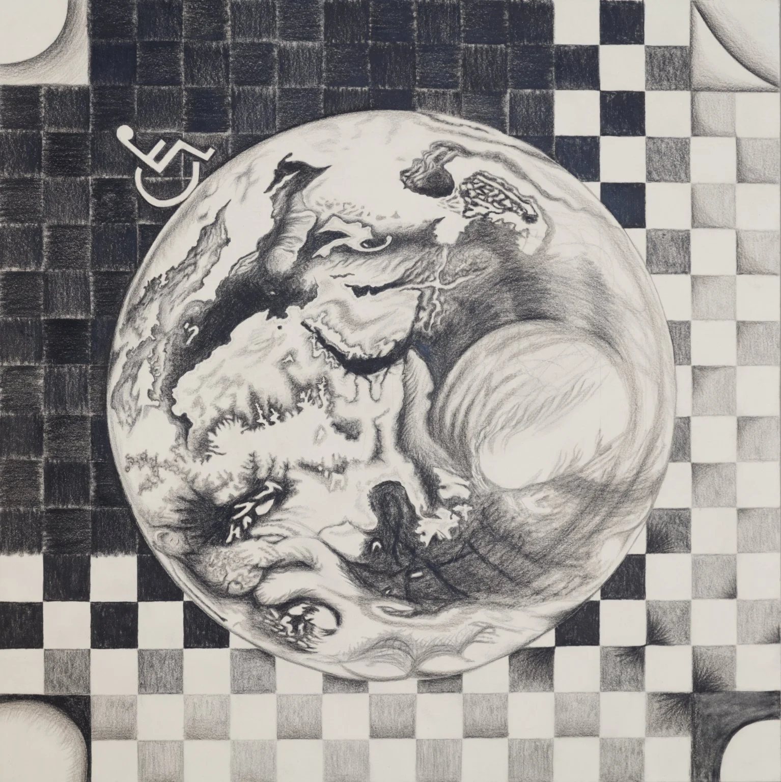  Imagine a World 22 x 22”  1987 