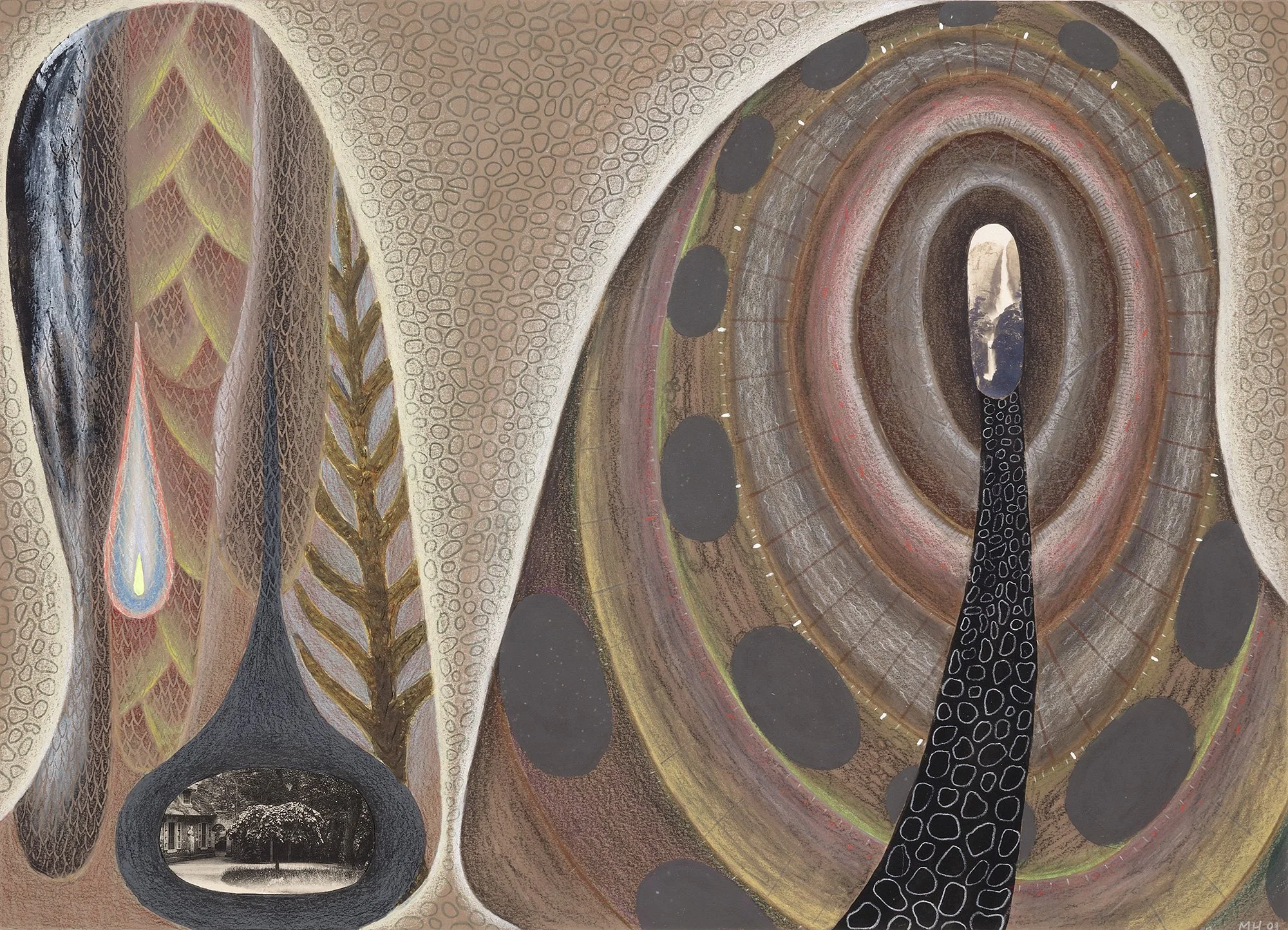  Maybe Here 14.75 x 20"&nbsp;&nbsp; 2001 