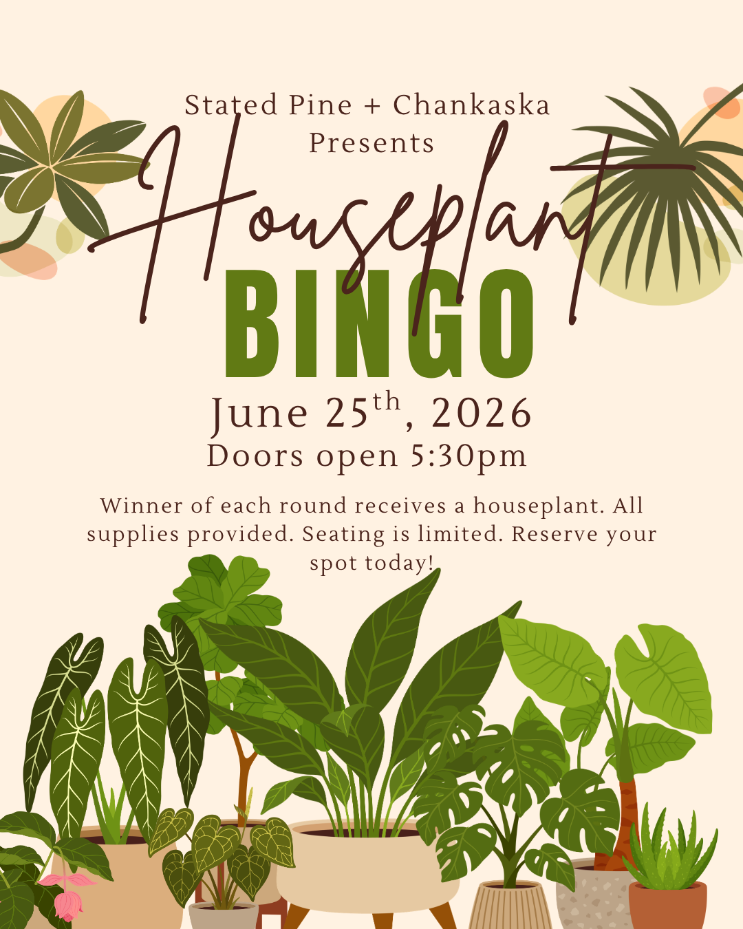 Houseplant Bingo