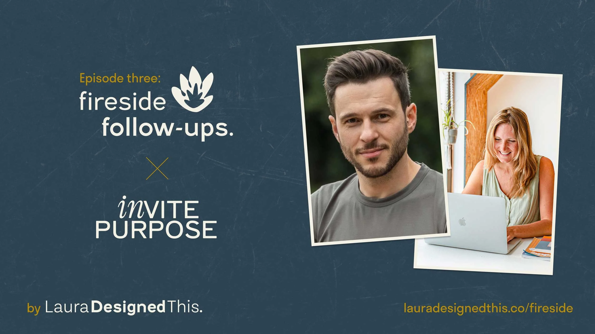 Squarespace Website Design - Fireside Follow-ups x Invite Purpose Coaching