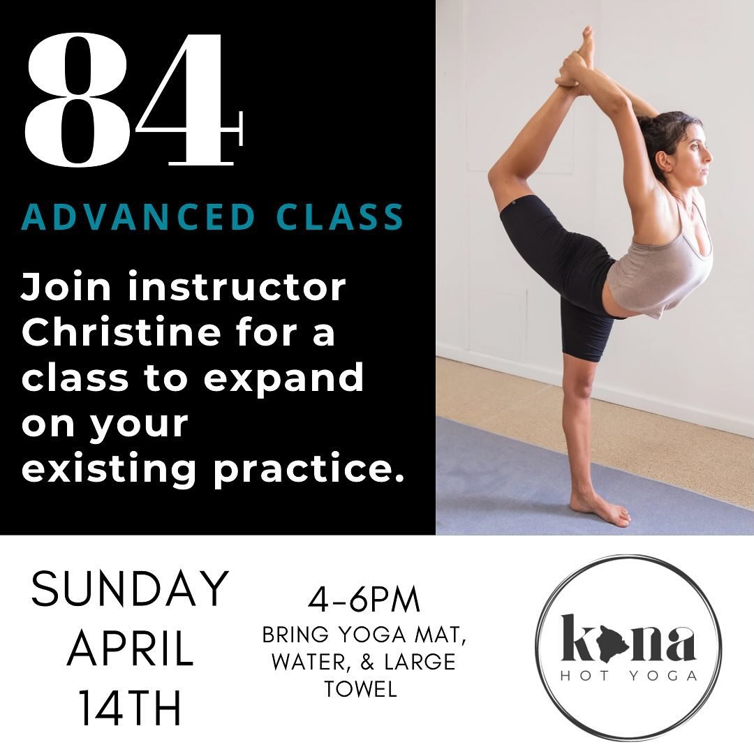 Inspire your practice by trying something NEW. 

Join @cosmic.chris for this special opportunity to experience the advanced series, also known as the 84. Don&rsquo;t let the name scare you away, the advanced series includes all the 26 (postures) &amp
