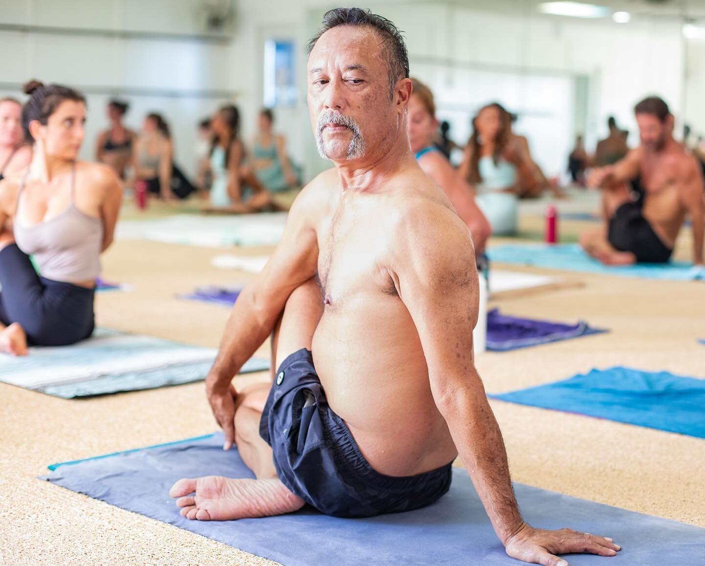 The finishing touch to the postures in the Bikram series is Spine Twisting Pose: Ardha Matsyendrasana. This posture is placed at the end to create equilibrium &amp; alignment.  It is done once in each direction to give each vertebrae and each part of