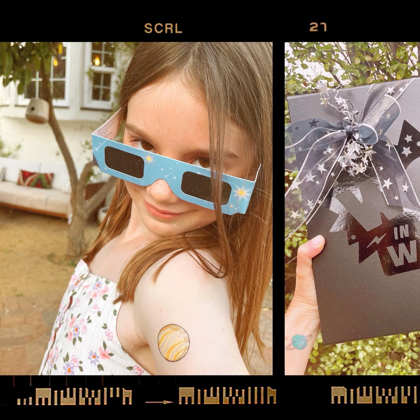 🌚😎🌝Finally getting around to posting photos of the out of this world Solar Eclipse press + influencer mailer we created with @staceyruizevents for @wonderymedia Kids &amp; Family&rsquo;s @wowintheworld podcast. 

Complete with Eclipse watching gla