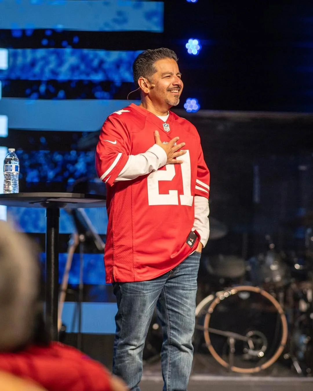 Jersey Day is here and we&rsquo;re so excited to gather as one church family! 🙌 Wear your jersey, bring a friend, and come experience worship and community together. We can&rsquo;t wait to see you!
⏰ Services at 9:30 &amp; 11:30 AM