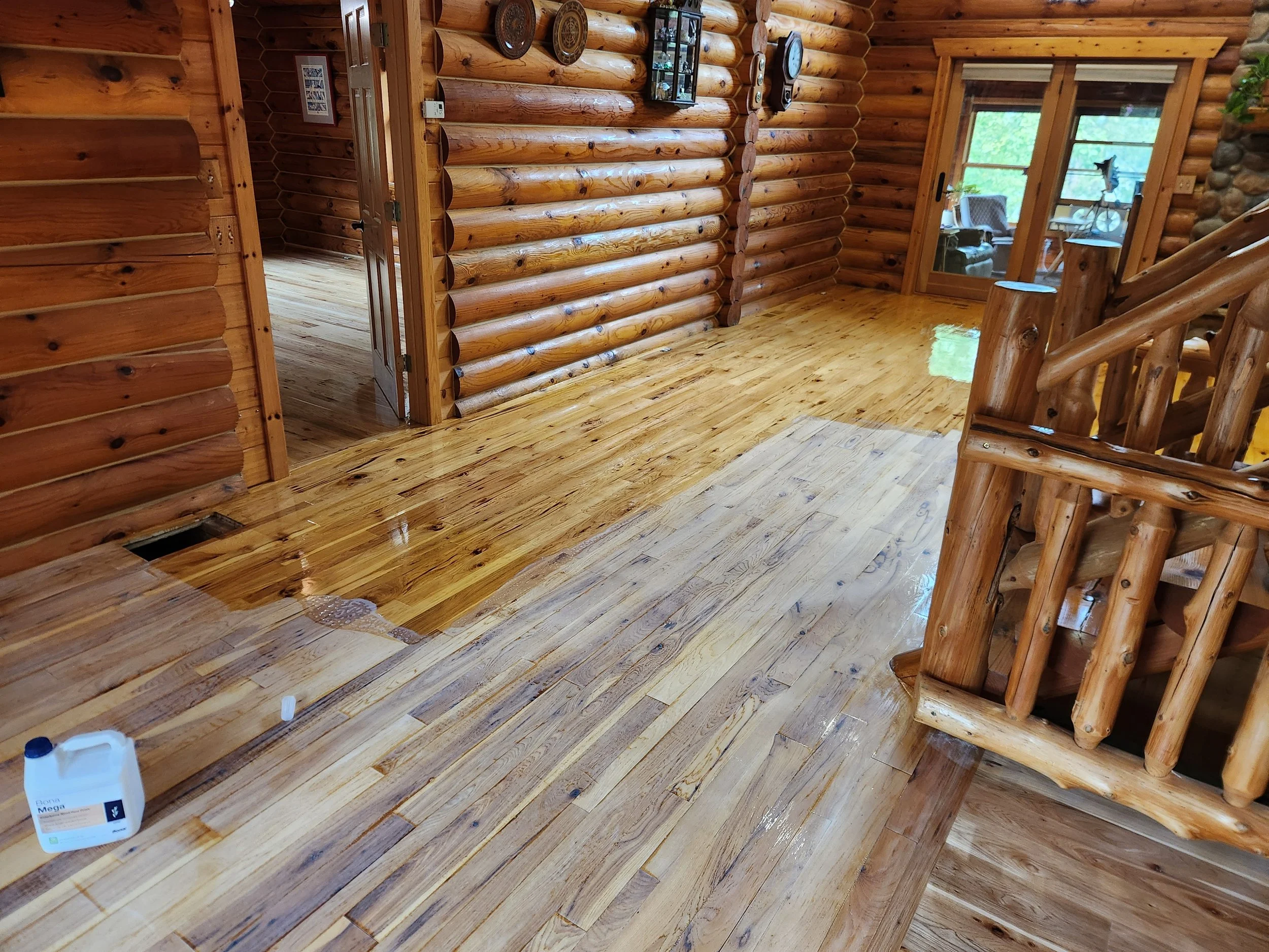 Character grade Hickory buff-and-recoat