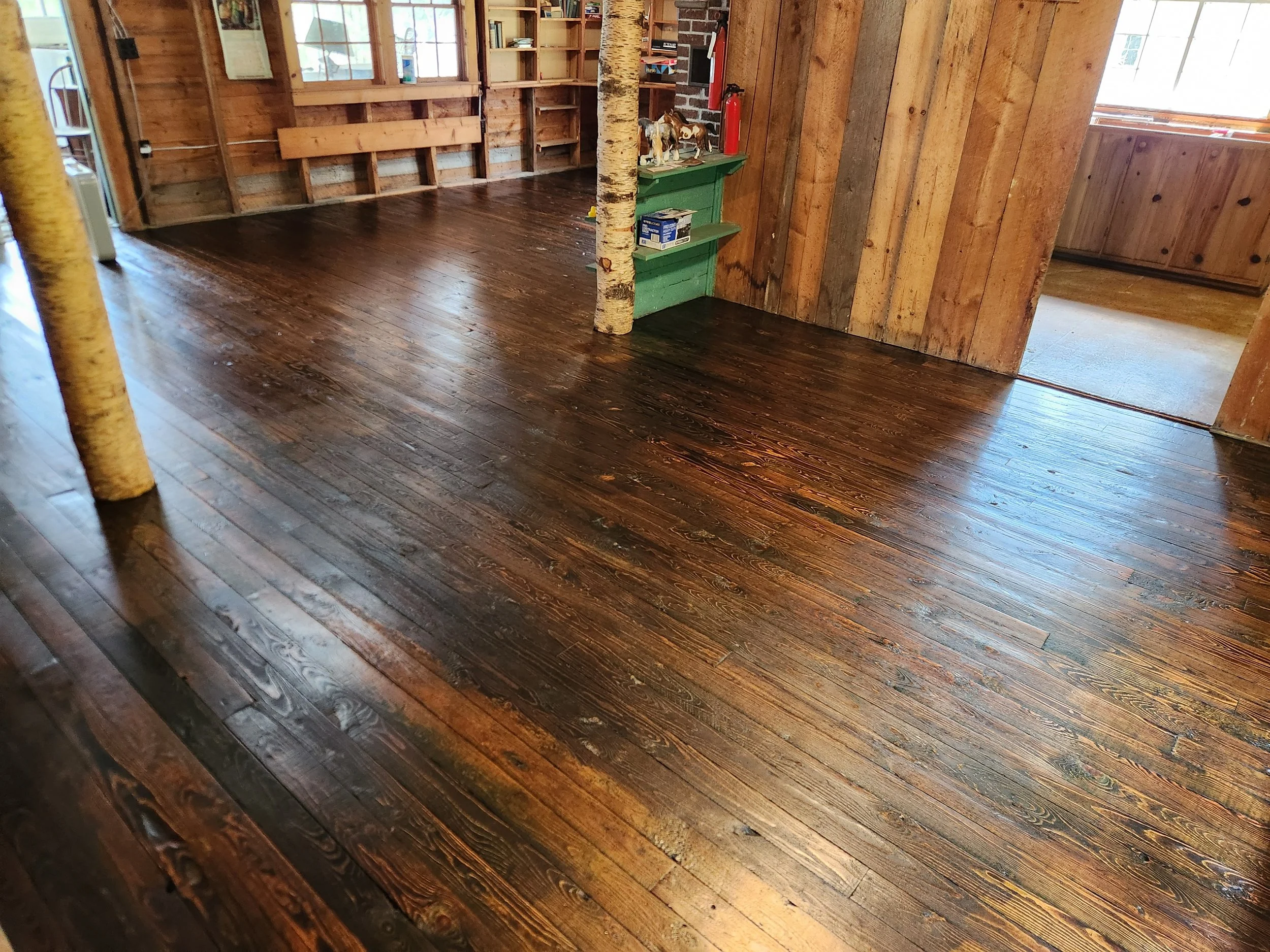 Historic pine character preserved