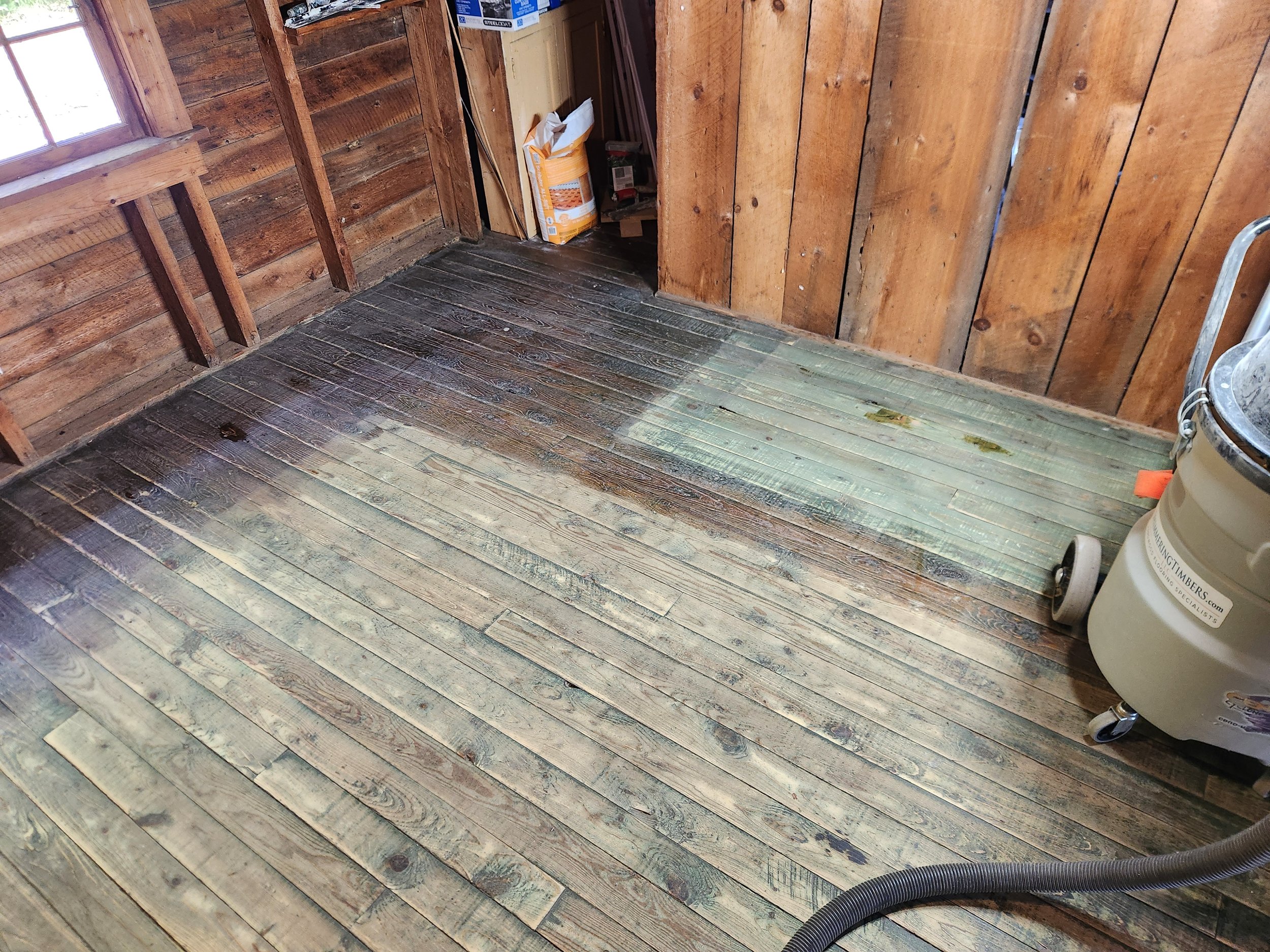 Historic pine character being preserved