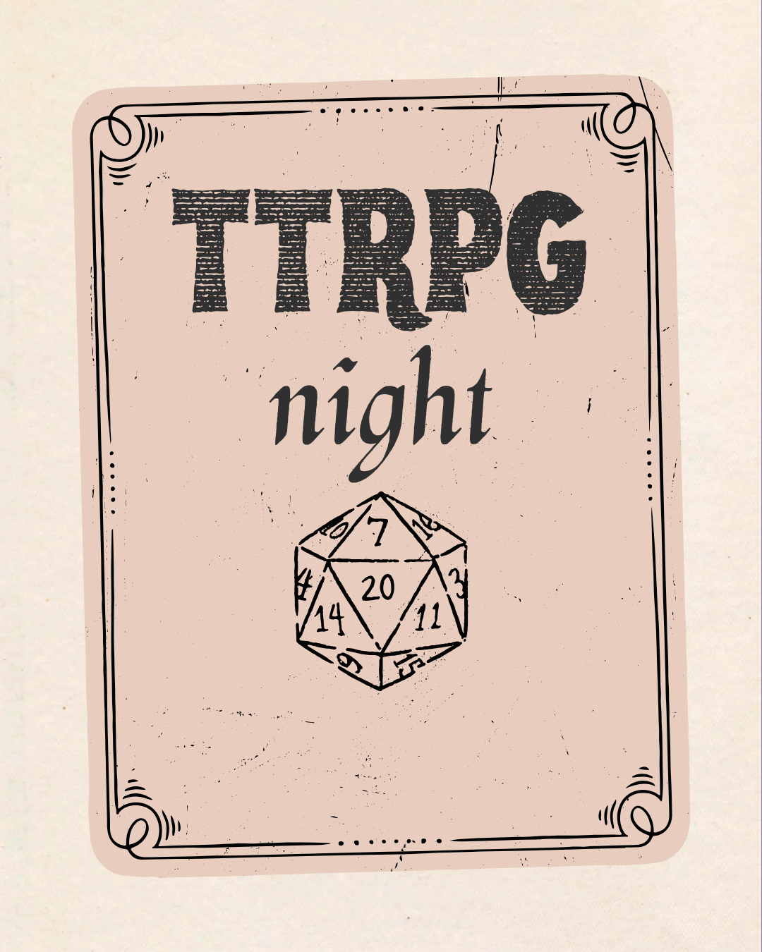90 Minute Therapeutic TTRPG (Table Top Role Play Game) Group (ADULTS ONLY 18+)