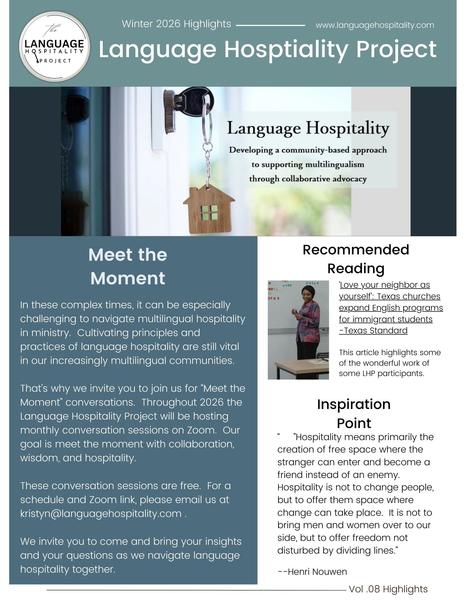 Hospitality Language Visual Services — Language Hospitality Project