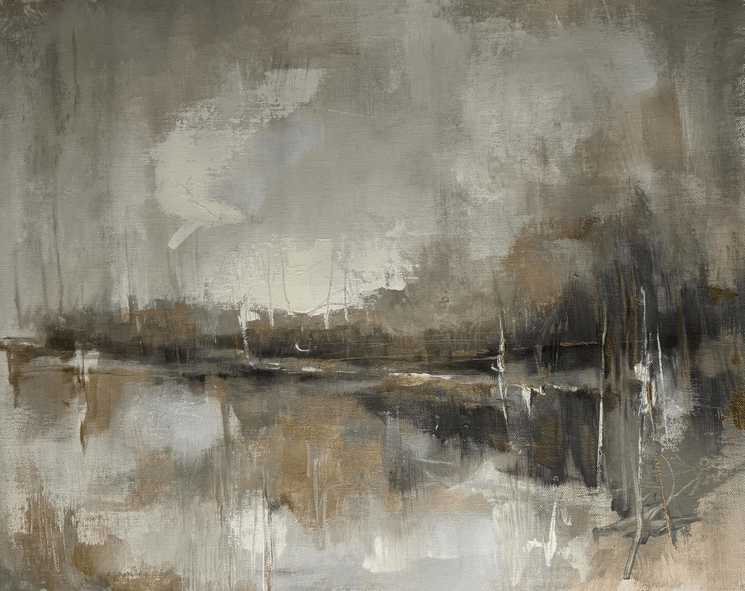 Magnum Opus I. 2024. Acrylics on Canvas - 20x16"
