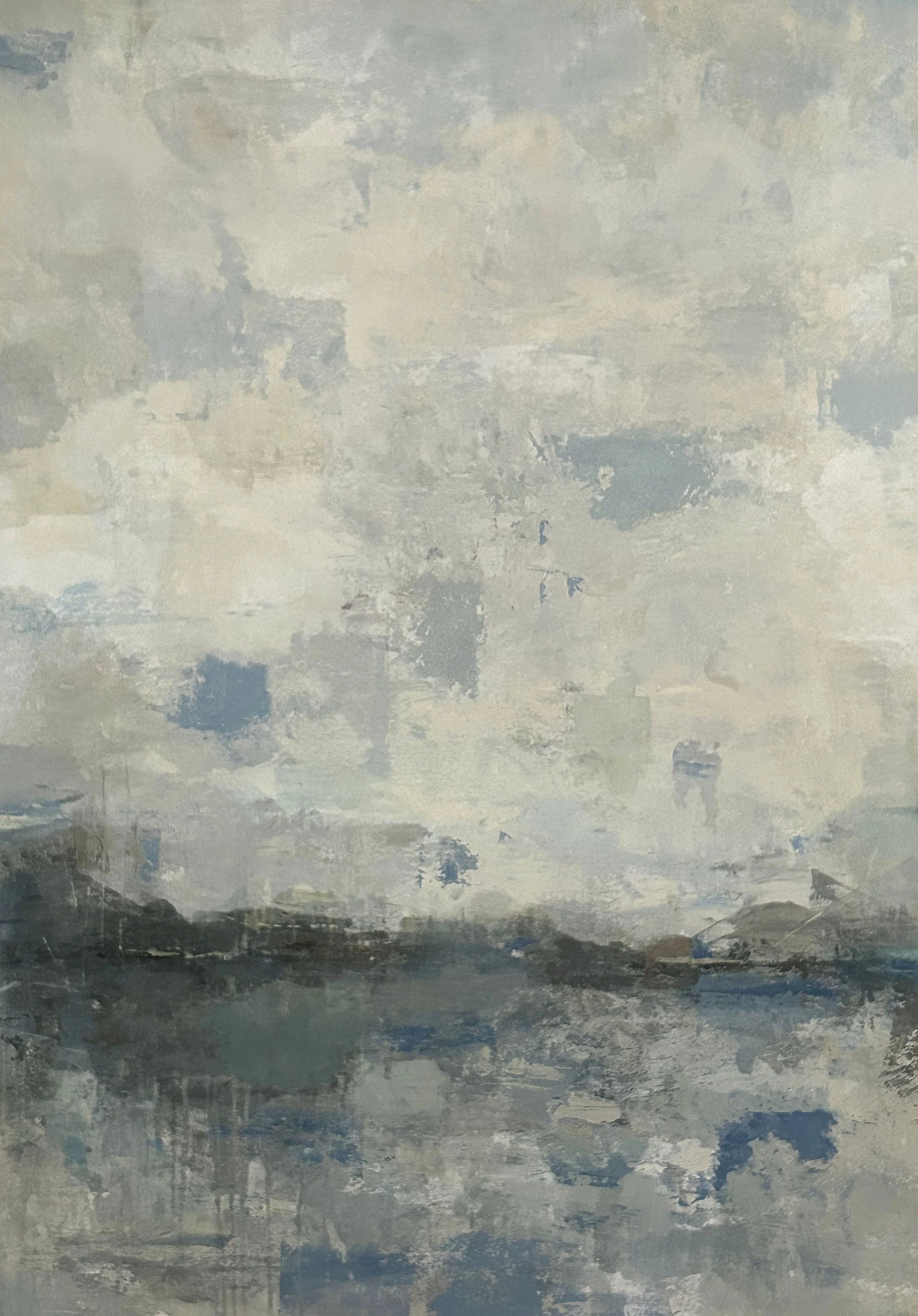 Into Your Arms. 2024. Acrylics on Canvas - 40 x 60"