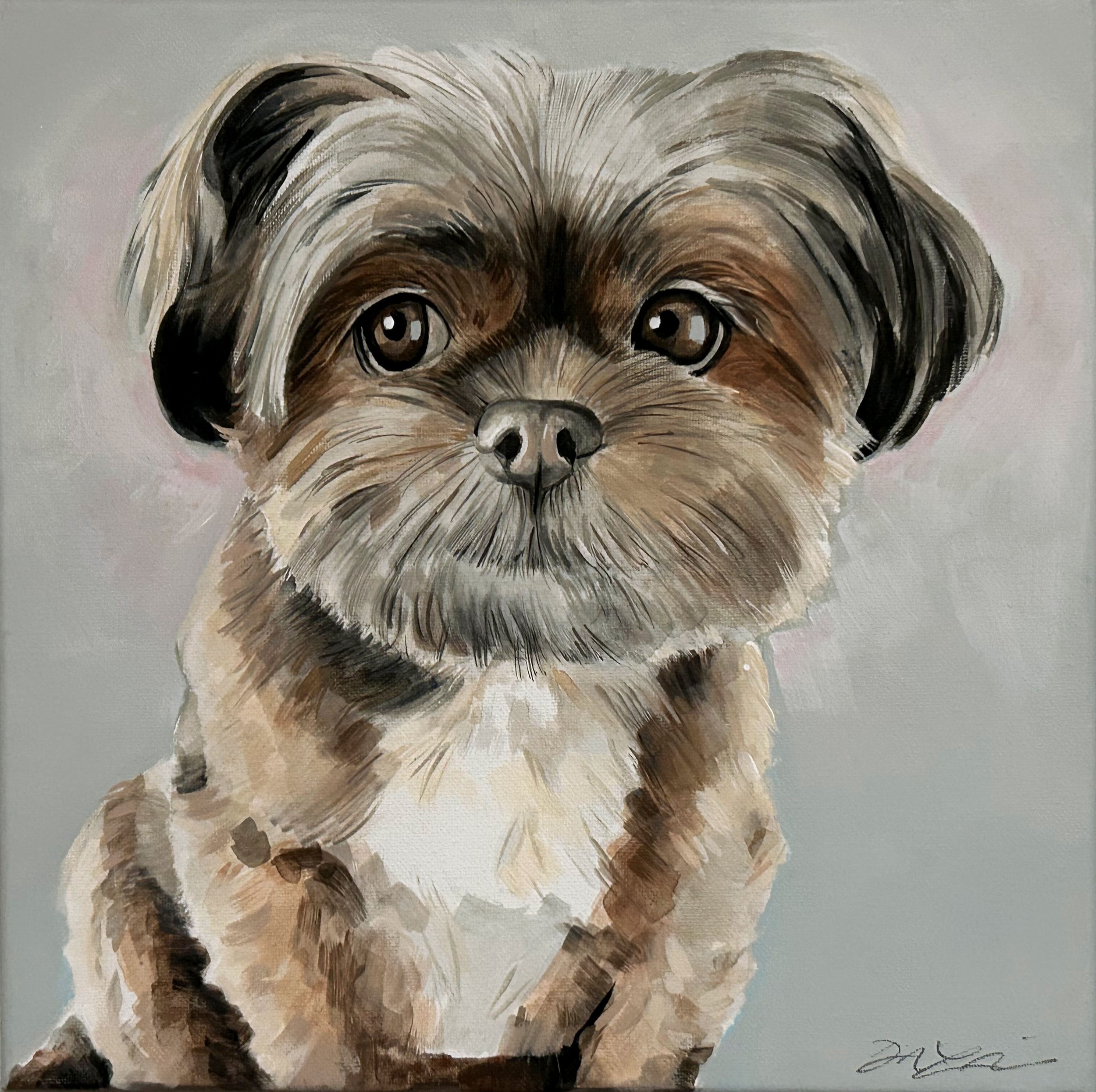 Pampita. 2024. Acrylics on Canvas - 24" x 24"